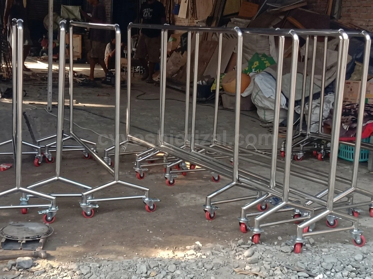 Hasil akhir pembangunan pabrik oleh kontraktor Tegal