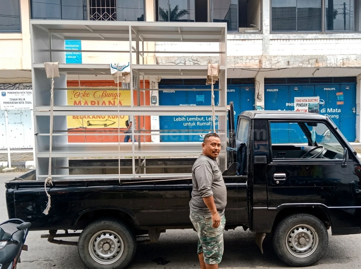 Hasil akhir pembangunan pabrik oleh kontraktor Tegal