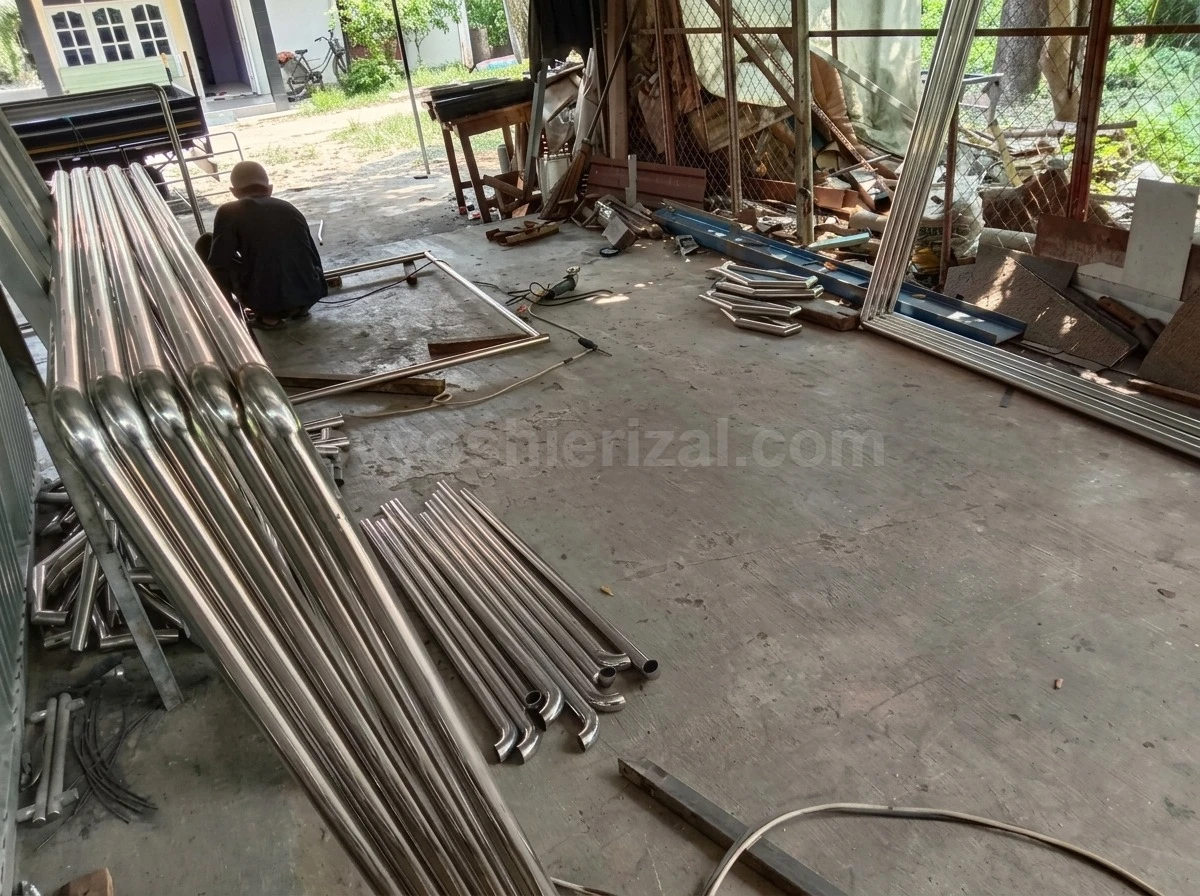 Pembangunan struktur cold storage industri