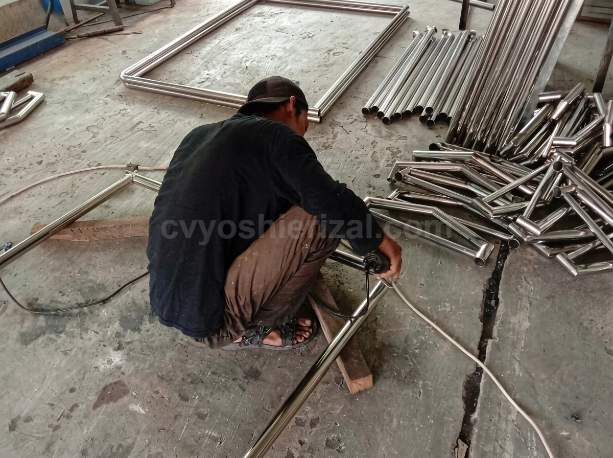 Hasil akhir pembangunan pabrik oleh kontraktor Tegal