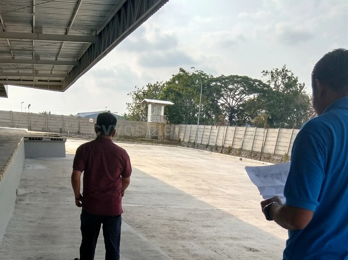 Hasil akhir pembangunan pabrik oleh kontraktor Tegal