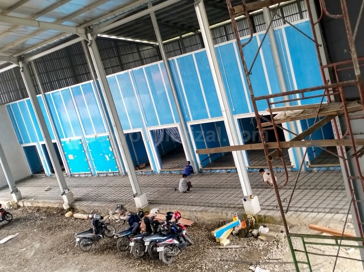 Pengecoran lantai industri heavy duty pabrik