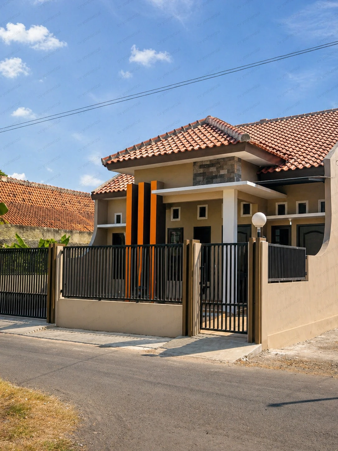 Proyek bangun rumah di kota tegal